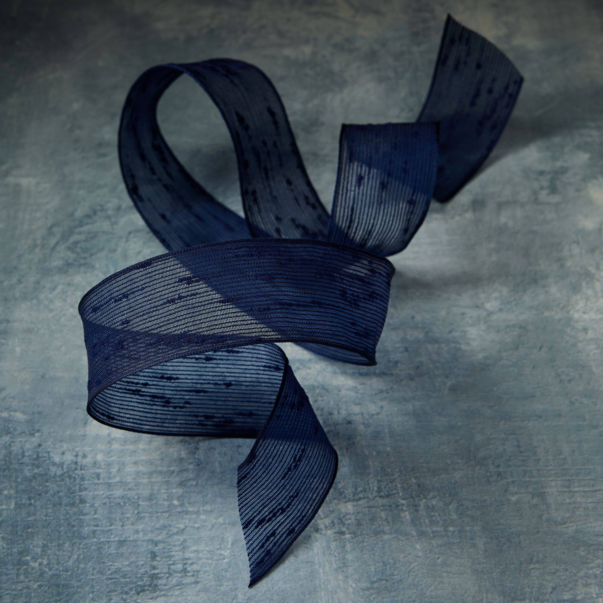 12 Pack: 1.5" x 3yd. Wired Crackle Chiffon Ribbon by Celebrate It